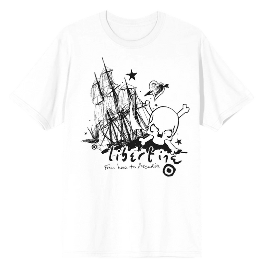 From here to Arcadia White Tee